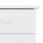 vidaXL Comodă cu sertare ALTA, alb, 77x35x73 cm, lemn masiv de pin vidaXL Comodă cu sertare ALTA, alb, 77x35x73 cm, lemn masiv de pin