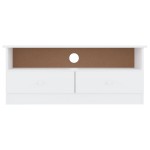vidaXL Dulap TV cu sertare „ALTA” alb, 100x35x41 cm, lemn masiv de pin vidaXL Dulap TV cu sertare „ALTA” alb, 100x35x41 cm, lemn masiv de pin