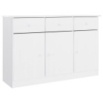 vidaXL Dulap ALTA, alb, 112x35x73 cm, lemn masiv de pin vidaXL Dulap ALTA, alb, 112x35x73 cm, lemn masiv de pin