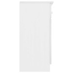vidaXL Dulap ALTA, alb, 112x35x73 cm, lemn masiv de pin vidaXL Dulap ALTA, alb, 112x35x73 cm, lemn masiv de pin
