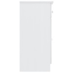 vidaXL Dulap ALTA, alb, 77x35x73 cm, lemn masiv de pin
