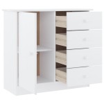vidaXL Dulap ALTA, alb, 77x35x73 cm, lemn masiv de pin vidaXL Dulap ALTA, alb, 77x35x73 cm, lemn masiv de pin