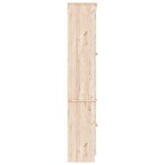 vidaXL Vitrine din sticlă „ALTA” 77x35x186,5 cm, lemn masiv de pin