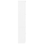 vidaXL Vitrină din sticlă „ALTA”, alb, 77x35x186,5 cm, lemn masiv pin vidaXL Vitrină din sticlă „ALTA”, alb, 77x35x186,5 cm, lemn masiv pin