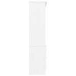 vidaXL Bibliotecă cu sertare „ALTA”, alb, 60x35x142 cm, lemn masiv pin