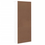 vidaXL Bibliotecă cu sertare „ALTA” alb 77x35x186,5 cm lemn masiv pin