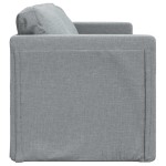 vidaXL Canapea extensibilă 2 în 1, gri deschis, 112x174x55 cm, textil vidaXL Canapea extensibilă 2 în 1, gri deschis, 112x174x55 cm, textil