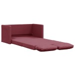 vidaXL Canapea extensibilă 2 în 1, bordo, 112x174x55 cm, textil vidaXL Canapea extensibilă 2 în 1, bordo, 112x174x55 cm, textil
