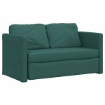 vidaXL Canapea extensibilă 2 în 1, verde închis, 112x174x55 cm, textil vidaXL Canapea extensibilă 2 în 1, verde închis, 112x174x55 cm, textil