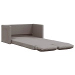 vidaXL Canapea extensibilă 2 în 1, gri taupe, 112x174x55 cm, textil vidaXL Canapea extensibilă 2 în 1, gri taupe, 112x174x55 cm, textil