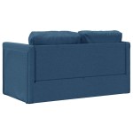vidaXL Canapea extensibilă 2 în 1, albastru, 112x174x55 cm textil vidaXL Canapea extensibilă 2 în 1, albastru, 112x174x55 cm textil