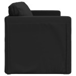 vidaXL Canapea extensibilă 2 în 1, negru, 112x174x55cm piele ecologică vidaXL Canapea extensibilă 2 în 1, negru, 112x174x55cm piele ecologică