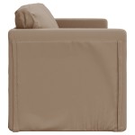 vidaXL Canapea extensibilă 2 în 1, cappuccino, 112x174x55 cm piele eco vidaXL Canapea extensibilă 2 în 1, cappuccino, 112x174x55 cm piele eco