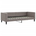 vidaXL Pat de zi, gri taupe, 80x200 cm, material textil