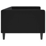 vidaXL Pat de zi, negru, 90x200 cm, catifea vidaXL Pat de zi, negru, 90x200 cm, catifea