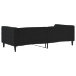 vidaXL Pat de zi, negru, 90x200 cm, catifea vidaXL Pat de zi, negru, 90x200 cm, catifea
