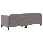 vidaXL Pat de zi, gri taupe, 80x200 cm, material textil