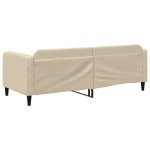 vidaXL Pat de zi, crem, 80x200 cm, material textil vidaXL Pat de zi, crem, 80x200 cm, material textil