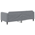 vidaXL Pat de zi, gri deschis, 90x200 cm, material textil