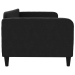 vidaXL Pat de zi, negru, 90x200 cm, material textil vidaXL Pat de zi, negru, 90x200 cm, material textil