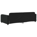 vidaXL Pat de zi, negru, 90x200 cm, catifea vidaXL Pat de zi, negru, 90x200 cm, catifea