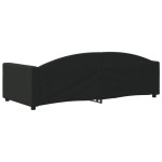 vidaXL Pat de zi, negru, 90x200 cm, material textil vidaXL Pat de zi, negru, 90x200 cm, material textil