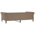 vidaXL Pat de zi, cappuccino, 100x200 cm, piele ecologică vidaXL Pat de zi, cappuccino, 100x200 cm, piele ecologică