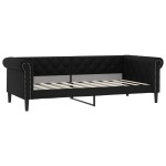 vidaXL Pat de zi, negru, 90x190 cm, piele ecologică vidaXL Pat de zi, negru, 90x190 cm, piele ecologică