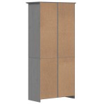 vidaXL Bibliotecă "BODO", gri, 82x40x173 cm, lemn masiv de pin vidaXL Bibliotecă "BODO", gri, 82x40x173 cm, lemn masiv de pin