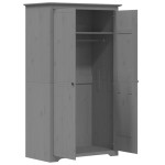 vidaXL Șifonier "BODO", gri, 99x53,5x173 cm, lemn masiv de pin vidaXL Șifonier "BODO", gri, 99x53,5x173 cm, lemn masiv de pin