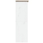 vidaXL Șifonier "BODO", alb & maro, 146x53,5x173 cm, lemn masiv de pin vidaXL Șifonier "BODO", alb & maro, 146x53,5x173 cm, lemn masiv de pin