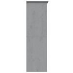 vidaXL Șifonier "BODO", gri, 146x53,5x173 cm, lemn masiv de pin vidaXL Șifonier "BODO", gri, 146x53,5x173 cm, lemn masiv de pin