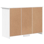 vidaXL Servantă "BODO", alb, 115,5x44x80 cm, lemn masiv de pin