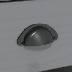 vidaXL Servantă "BODO", gri, 115,5x44x80 cm, lemn masiv de pin