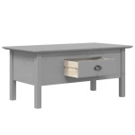 vidaXL Măsuță de cafea "BODO", gri, 100x55x46 cm, lemn masiv de pin vidaXL Măsuță de cafea "BODO", gri, 100x55x46 cm, lemn masiv de pin