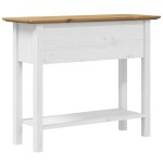 vidaXL Măsuță consolă "BODO", maro, 91x35x74 cm, lemn masiv de pin vidaXL Măsuță consolă "BODO", maro, 91x35x74 cm, lemn masiv de pin