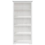 vidaXL Bibliotecă BODO, alb, 82x40x173 cm, lemn masiv pin, 5 rafturi vidaXL Bibliotecă BODO, alb, 82x40x173 cm, lemn masiv pin, 5 rafturi