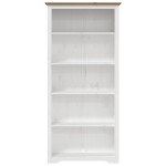 vidaXL Bibliotecă BODO, maro, 82x40x173 cm, lemn masiv pin, 5 rafturi