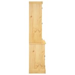 vidaXL Dulap înalt Corona, maro, 112x43x196 cm, lemn masiv pin mexican vidaXL Dulap înalt Corona, maro, 112x43x196 cm, lemn masiv pin mexican