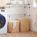 vidaXL Coșuri de rufe, 2 buc., zambilă de apă vidaXL Coșuri de rufe, 2 buc., zambilă de apă