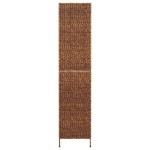 vidaXL Paravan de cameră cu 3 panouri maro, 122x180 cm, zambilă de apă vidaXL Paravan de cameră cu 3 panouri maro, 122x180 cm, zambilă de apă