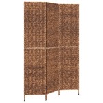 vidaXL Paravan de cameră cu 3 panouri maro, 122x180 cm, zambilă de apă vidaXL Paravan de cameră cu 3 panouri maro, 122x180 cm, zambilă de apă