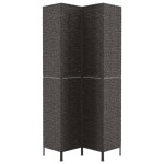 vidaXL Paravan de cameră cu 4 panouri negru 163x180 cm, zambilă de apă vidaXL Paravan de cameră cu 4 panouri negru 163x180 cm, zambilă de apă