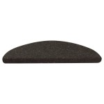 vidaXL Covorașe de scări autoadezive, 10 buc., negru, 56x17x3 cm