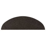 vidaXL Covorașe de scări autoadezive, 10 buc., negru, 56x17x3 cm