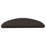 vidaXL Covorașe de scări autoadezive, 10 buc., negru, 65x22,5x3,5 cm