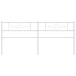vidaXL Tăblie de pat metalică, alb, 180 cm vidaXL Tăblie de pat metalică, alb, 180 cm