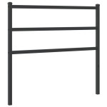 vidaXL Tăblie de pat metalică, negru, 100 cm vidaXL Tăblie de pat metalică, negru, 100 cm
