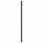 vidaXL Tăblie de pat metalică, negru, 200 cm