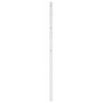 vidaXL Tăblie de pat metalică, alb, 75 cm vidaXL Tăblie de pat metalică, alb, 75 cm